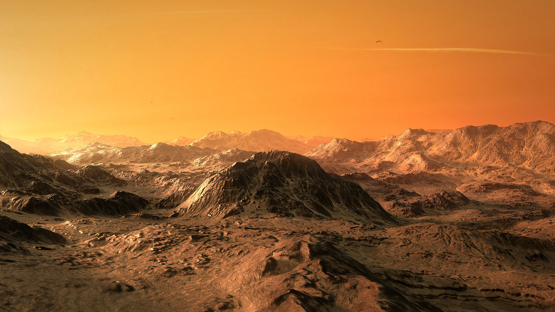 Rocky Desert Low-poly 3D model_1