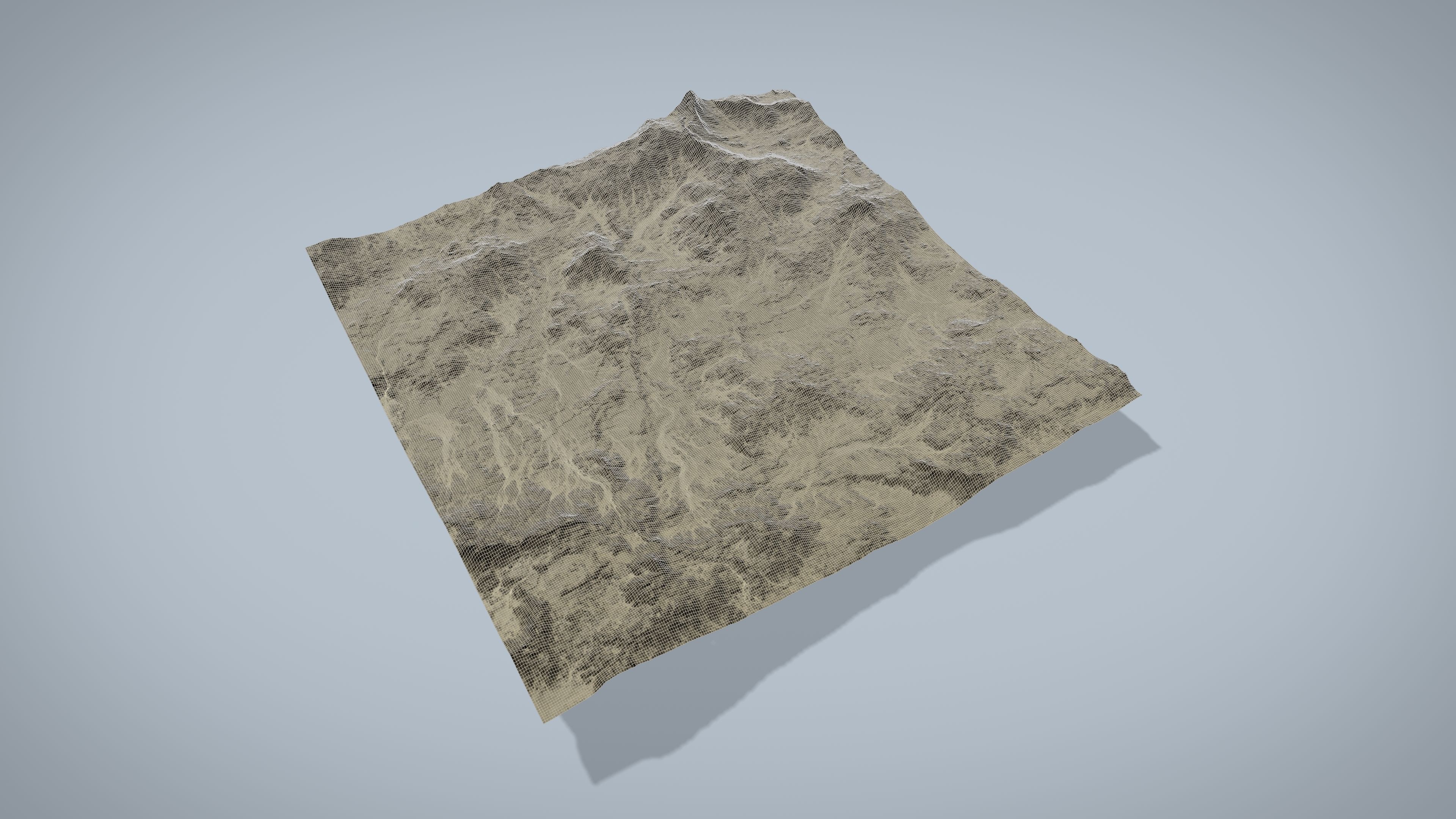 Rocky Desert Low-poly 3D model_13