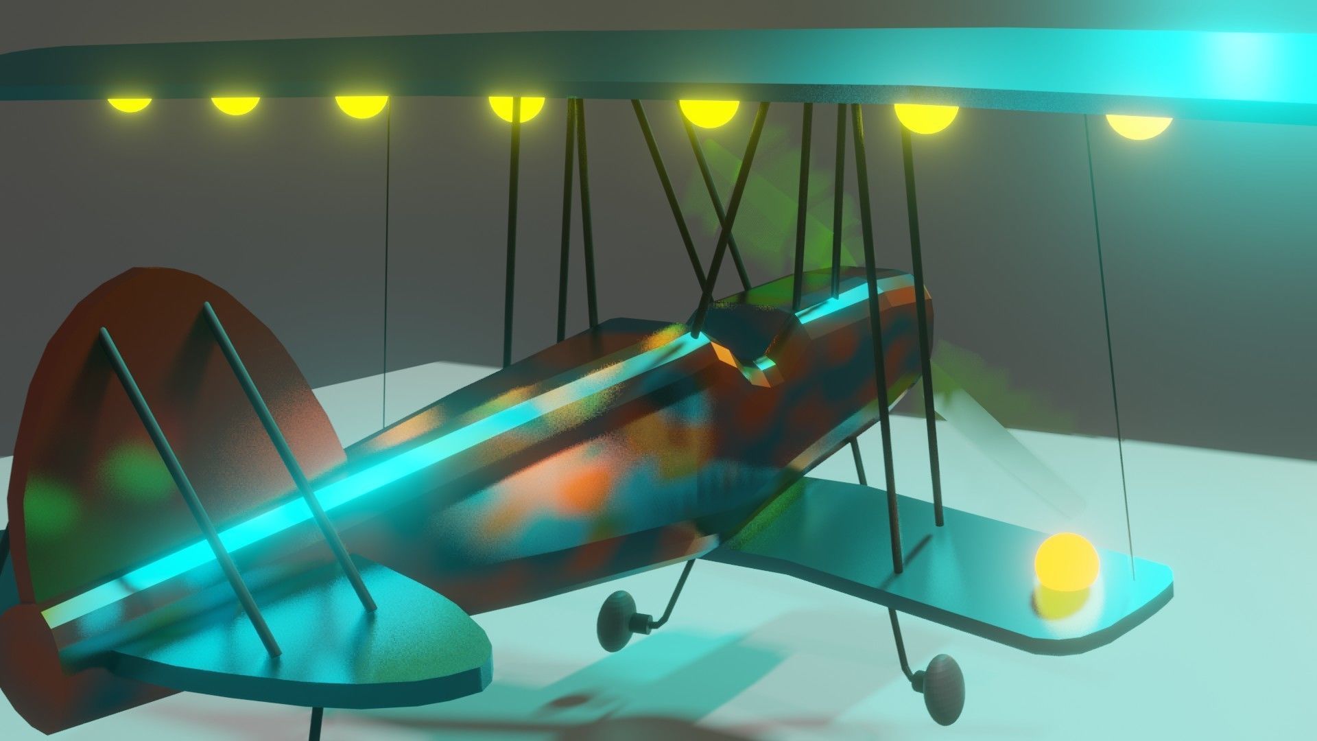 this is a model of a aircraft made in blender 3D model_1