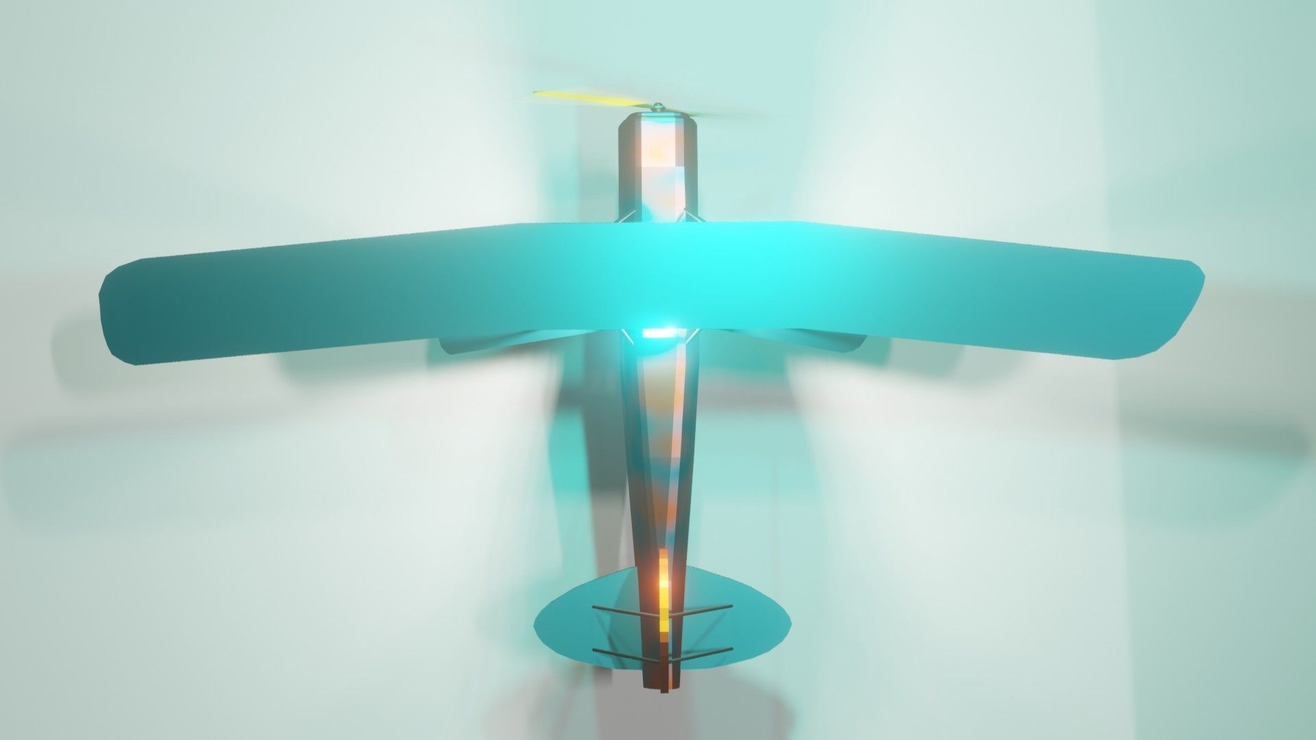 this is a model of a aircraft made in blender 3D model_3