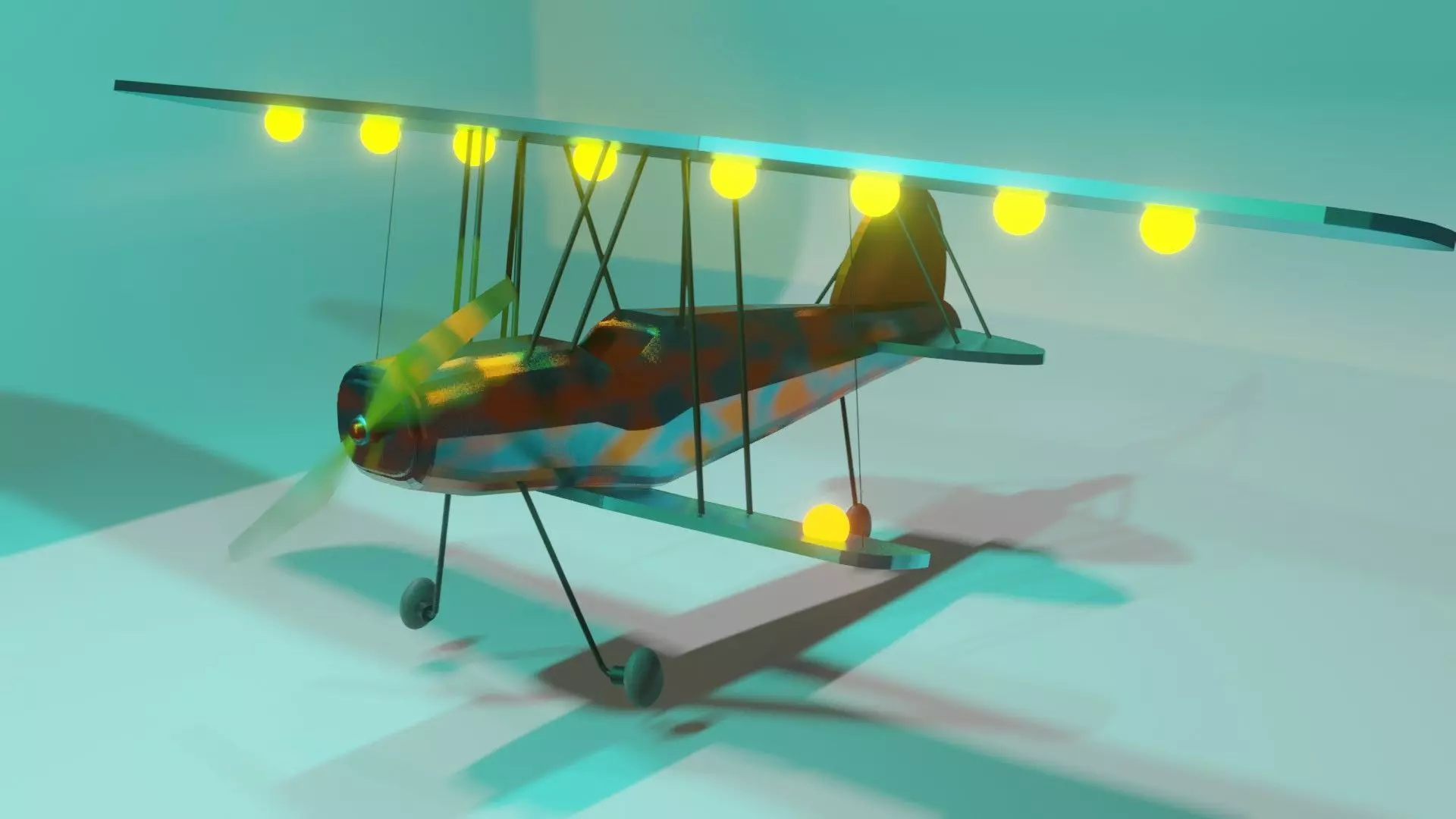 this is a model of a aircraft made in blender 3D model_0