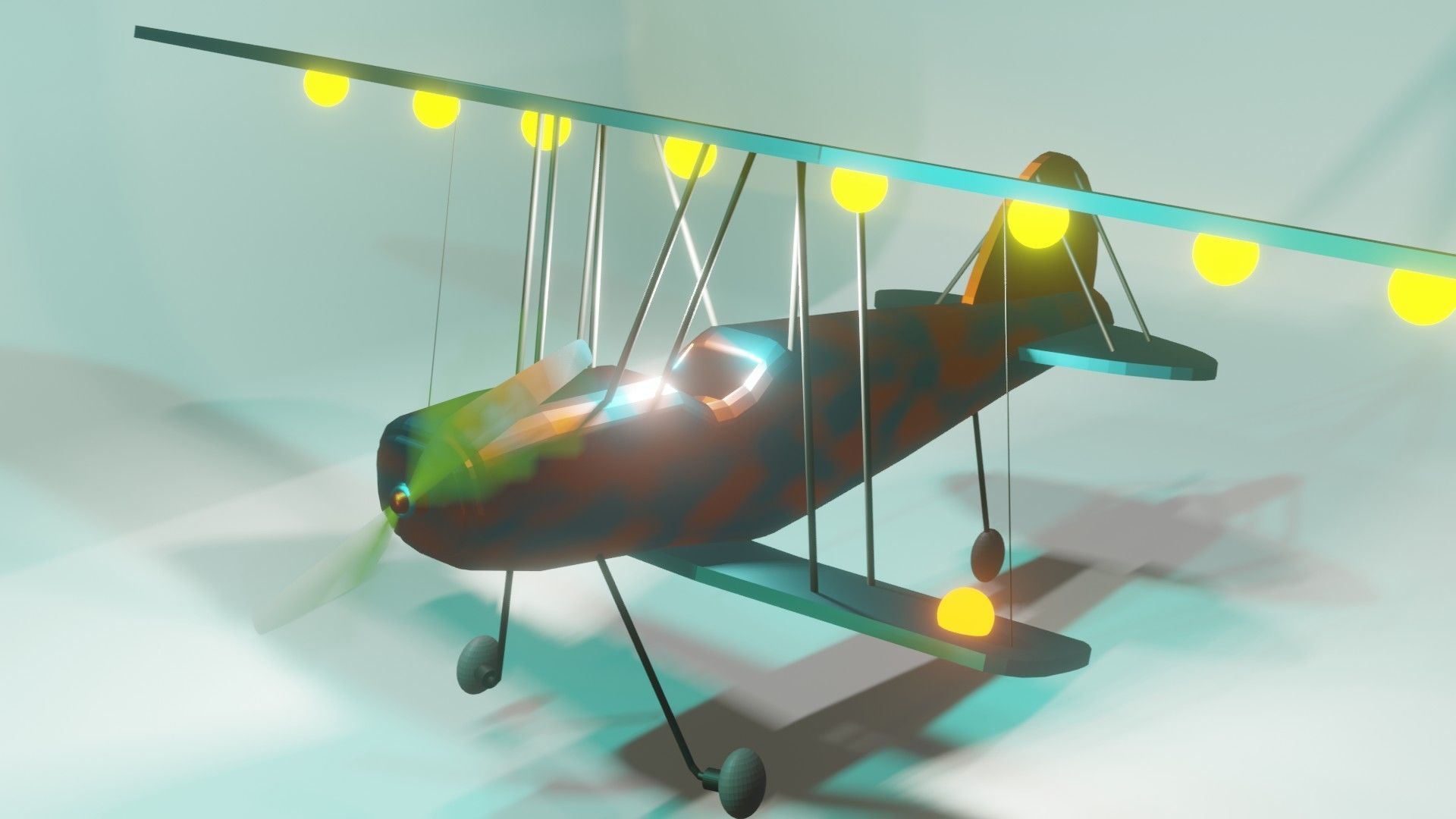 this is a model of a aircraft made in blender 3D model_2