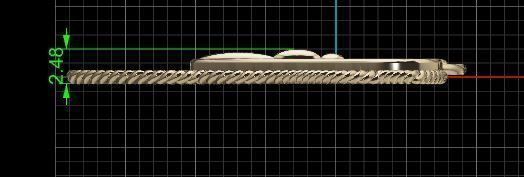 Butterfly Necklace 3D print model_8