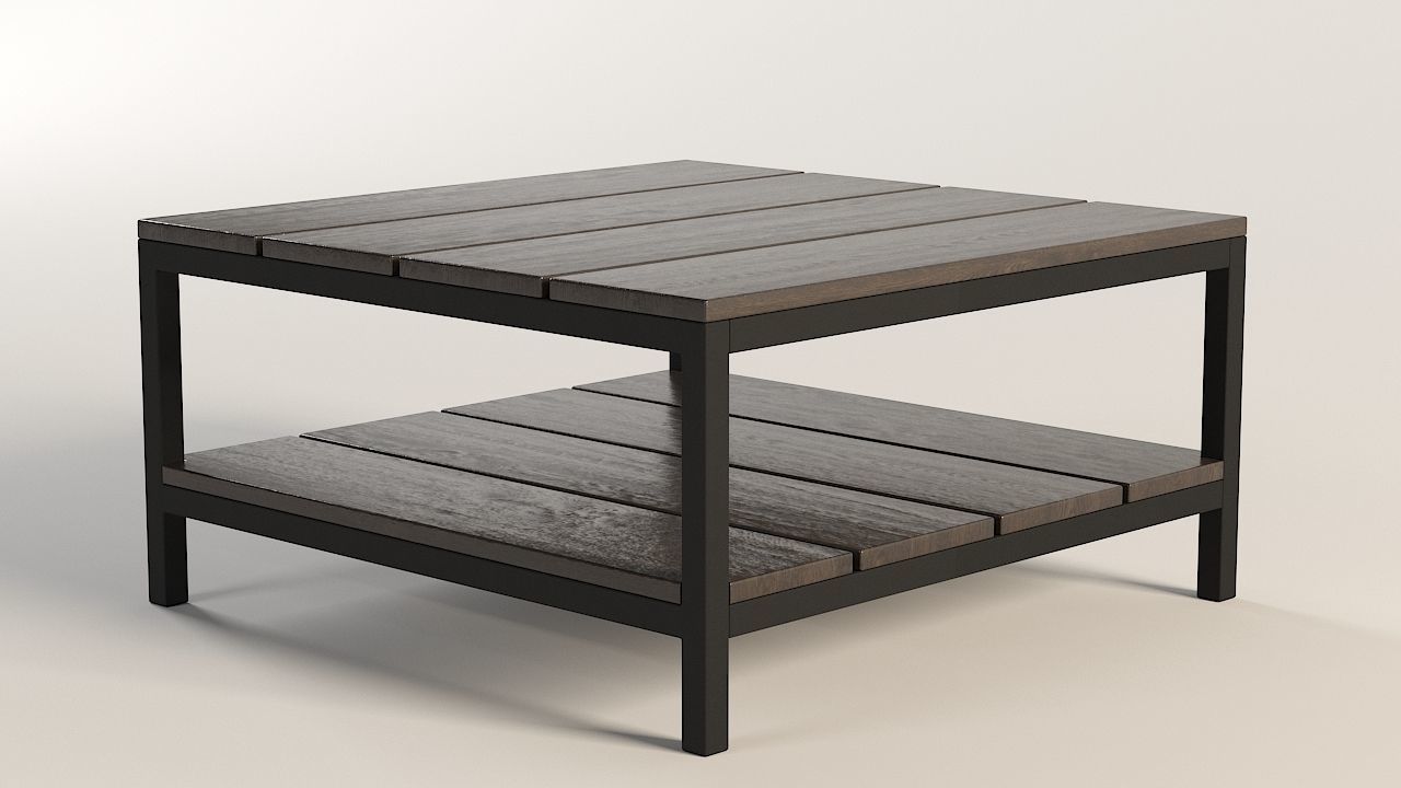 Coffee Table Penbryn Low-poly 3D model_1