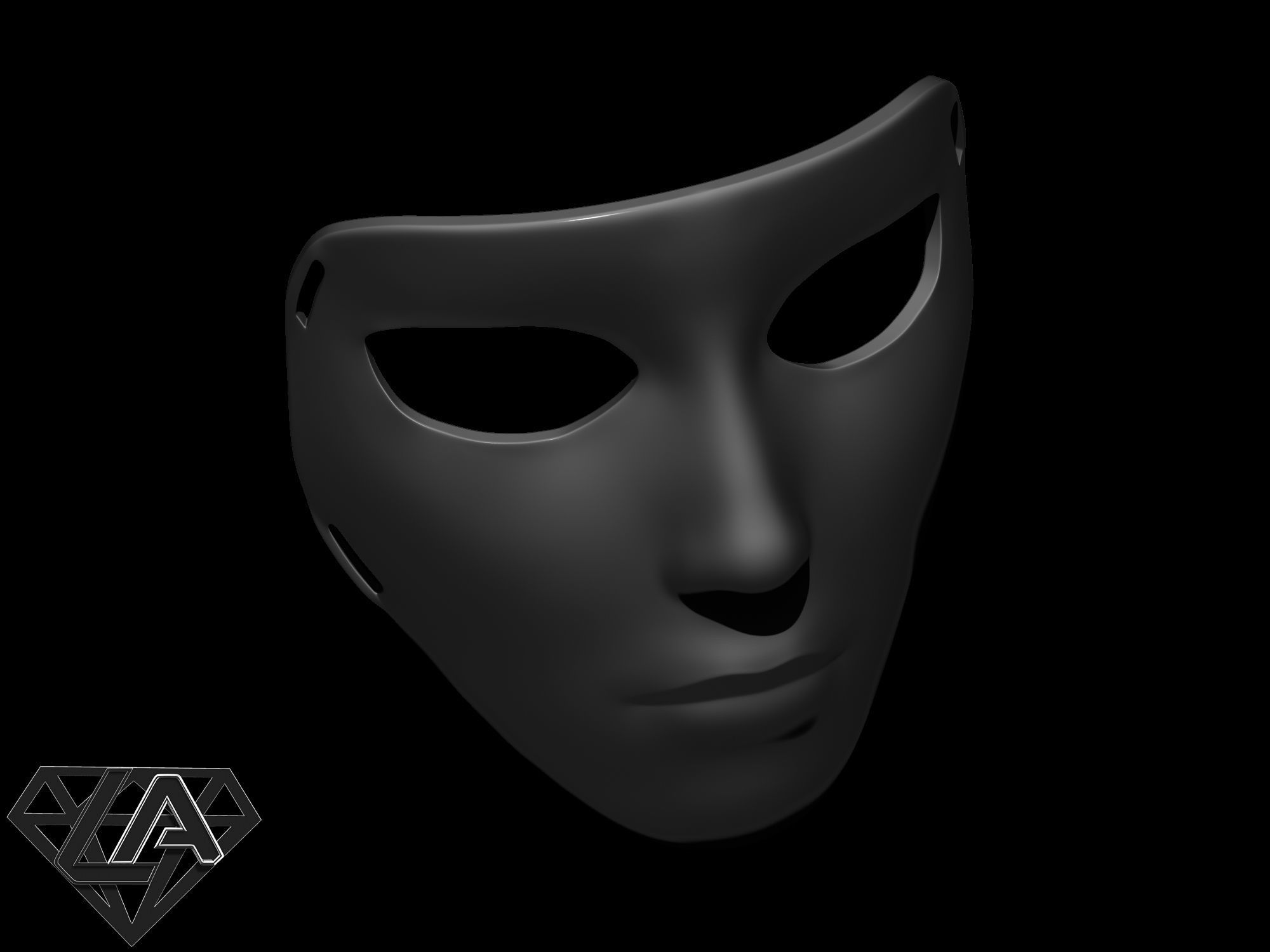 COD MW 2019 Roze Murk custom Mask 3D print model_5