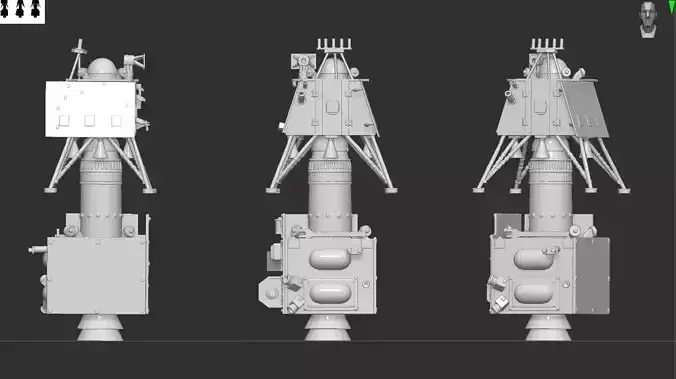 chandrayaan  3D print model
