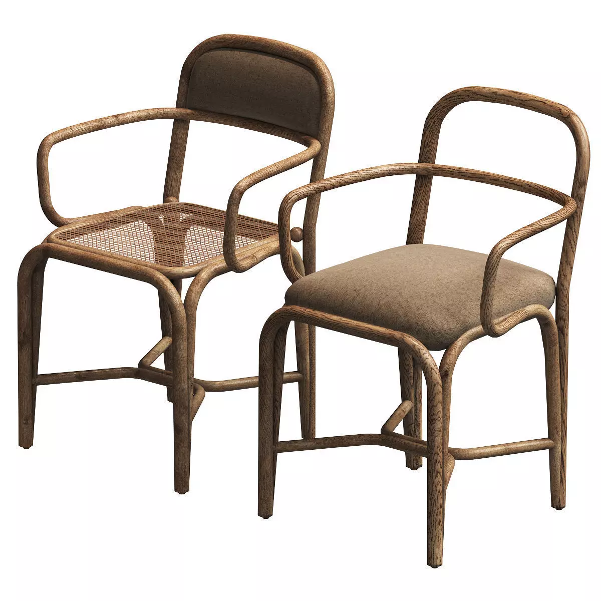 Fontal chairs by Expormim - 2 models 3D model_0
