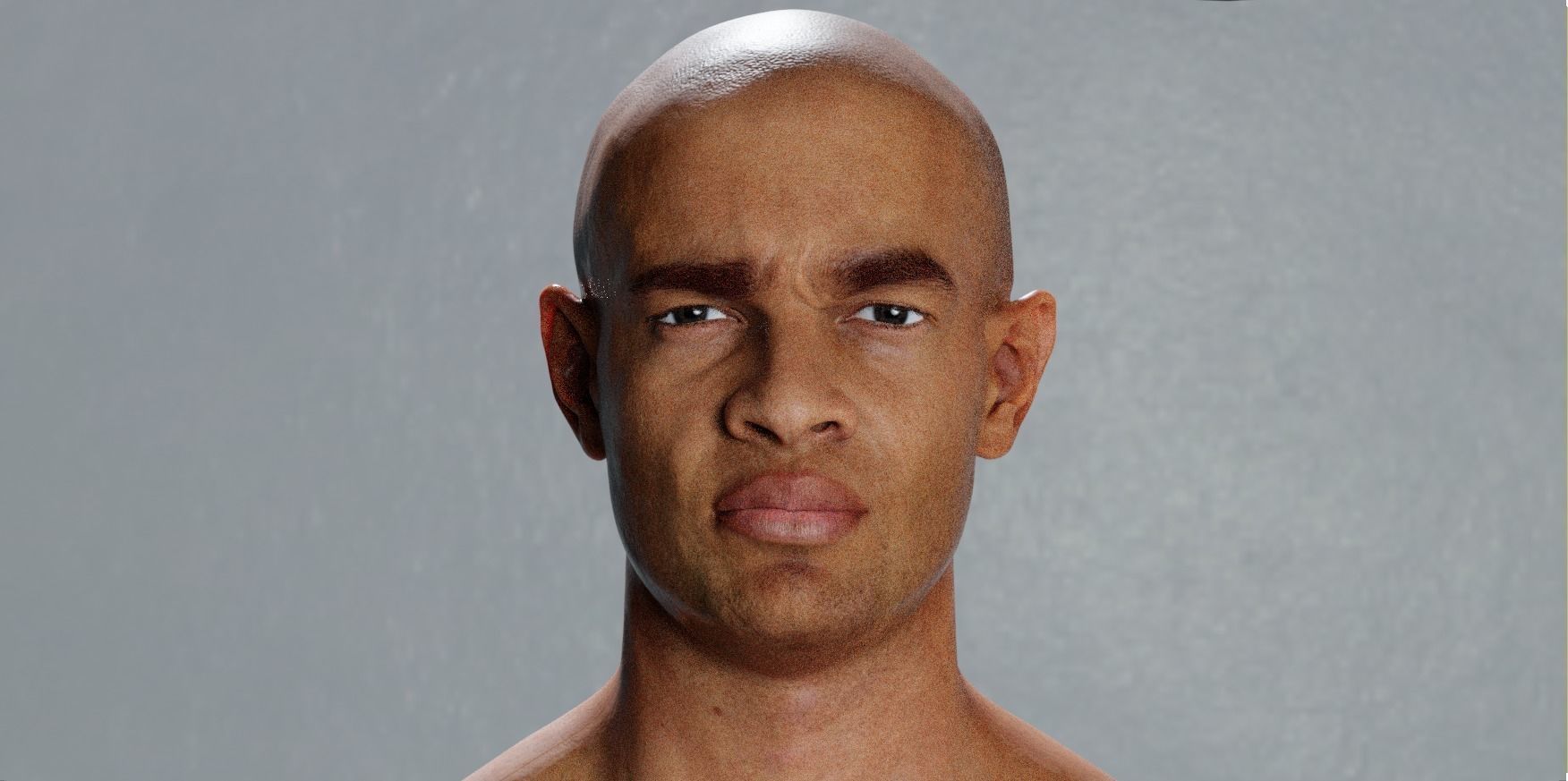 Digital Human Portrait Demo Free 3D model_3