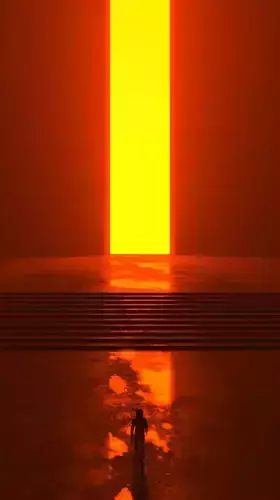 Futuristic sci-fi art The Gateway 3D model