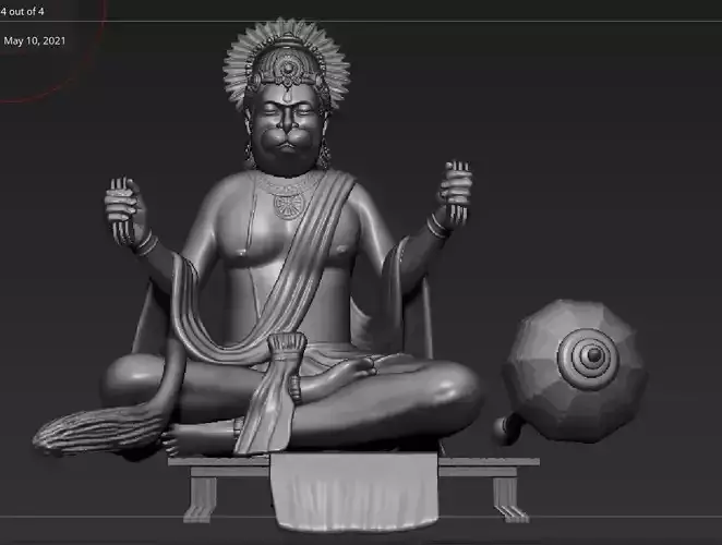 Hanuman 3D print model