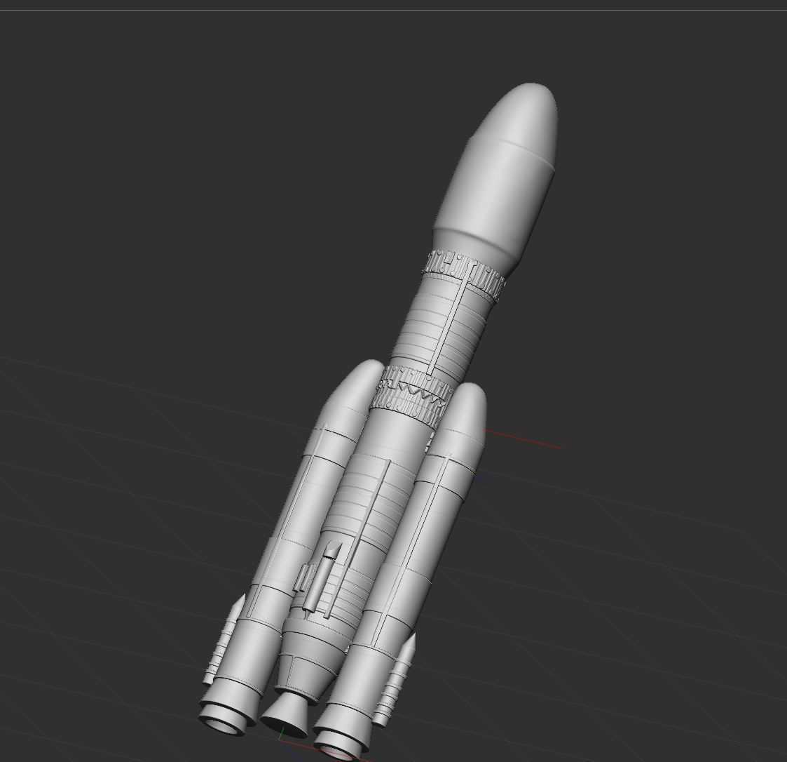 chandrayaan  3D print model_15