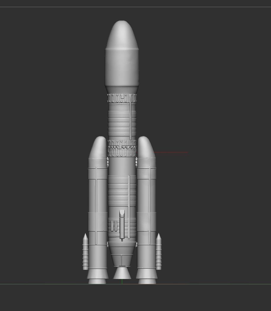 chandrayaan  3D print model_7