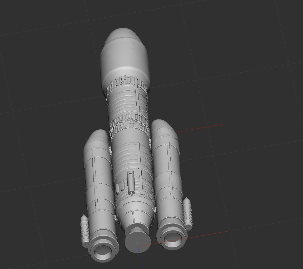 chandrayaan  3D print model_16