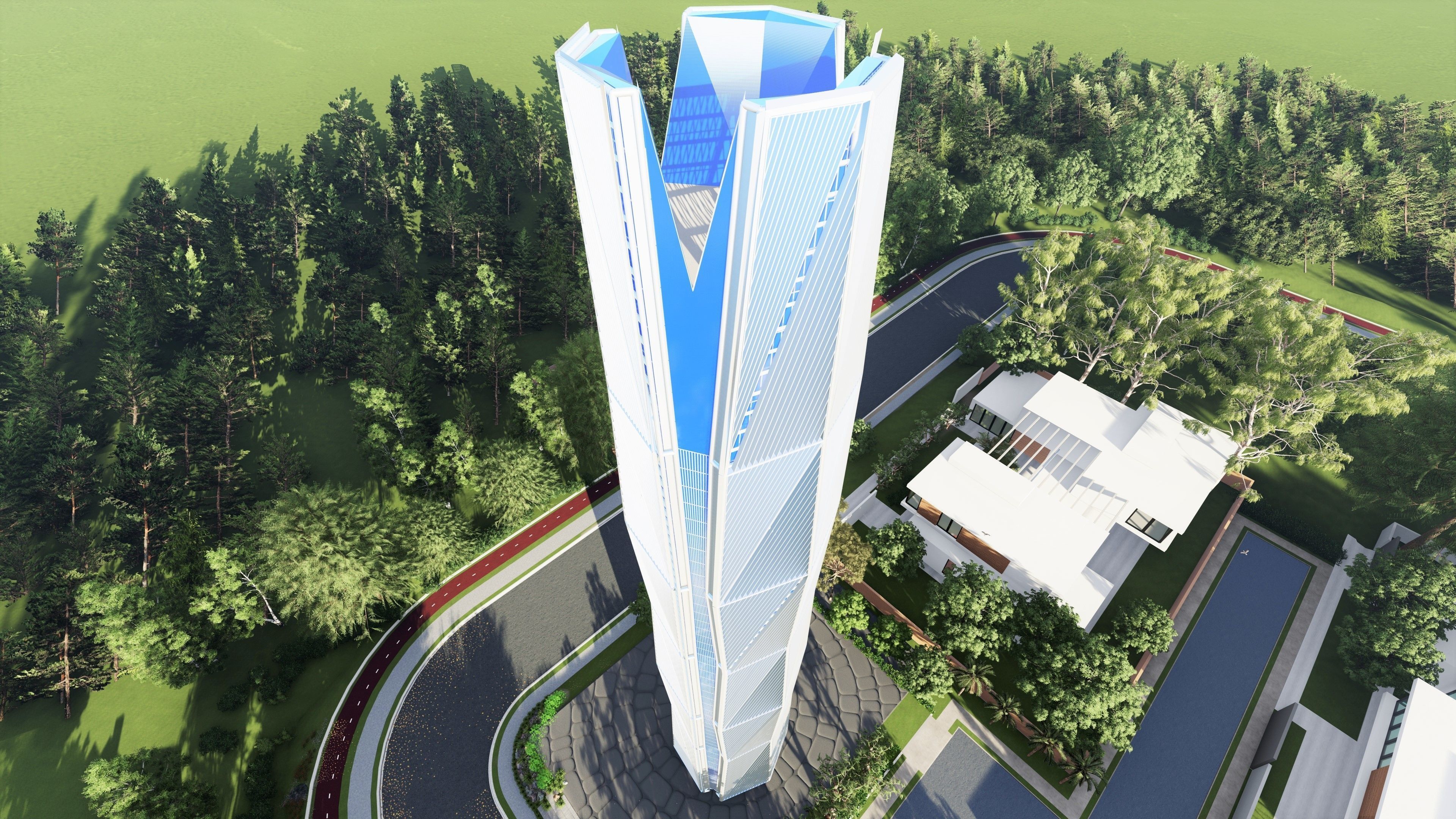 Capital Market Authority Tower 3D model_7