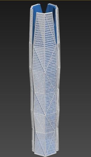 Capital Market Authority Tower 3D model_8