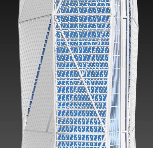 Capital Market Authority Tower 3D model_9