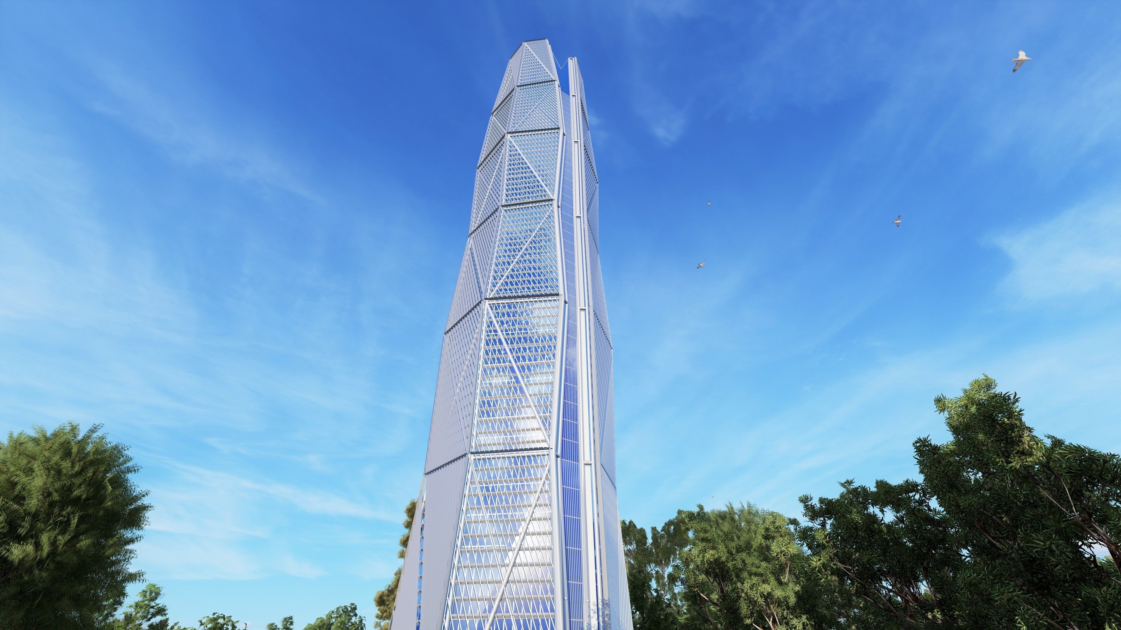 Capital Market Authority Tower 3D model_4