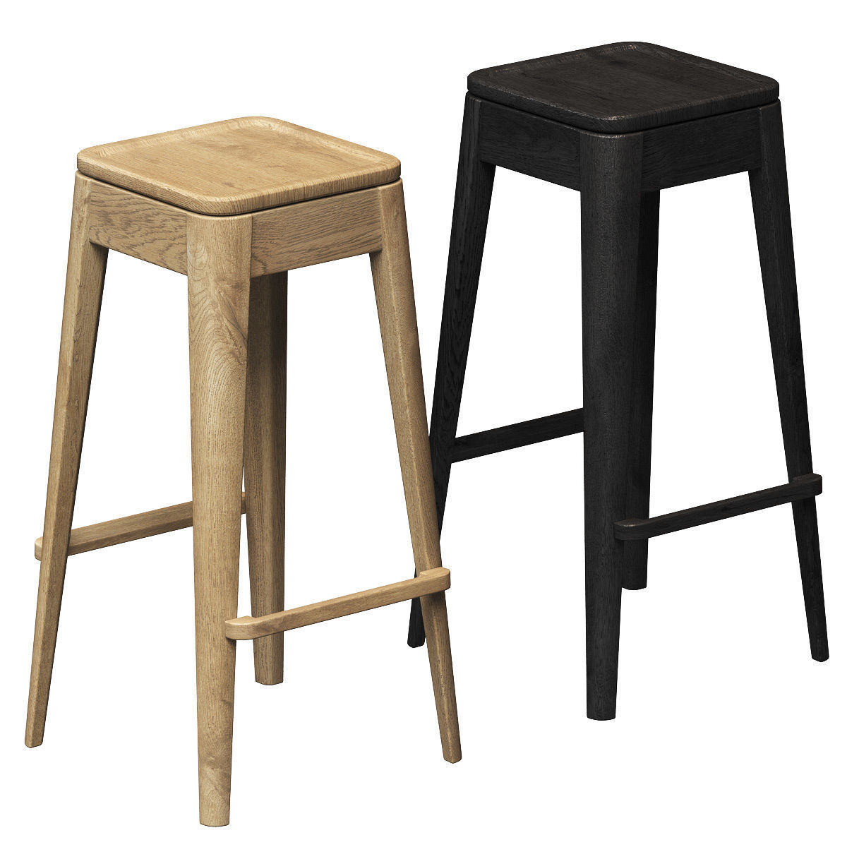 Tonic bar stools - 2 models 3D model_1