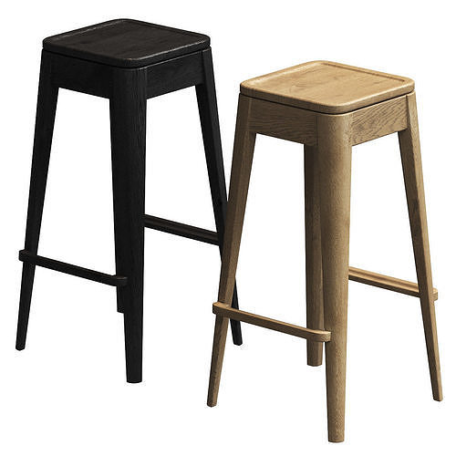 Tonic bar stools - 2 models 3D model