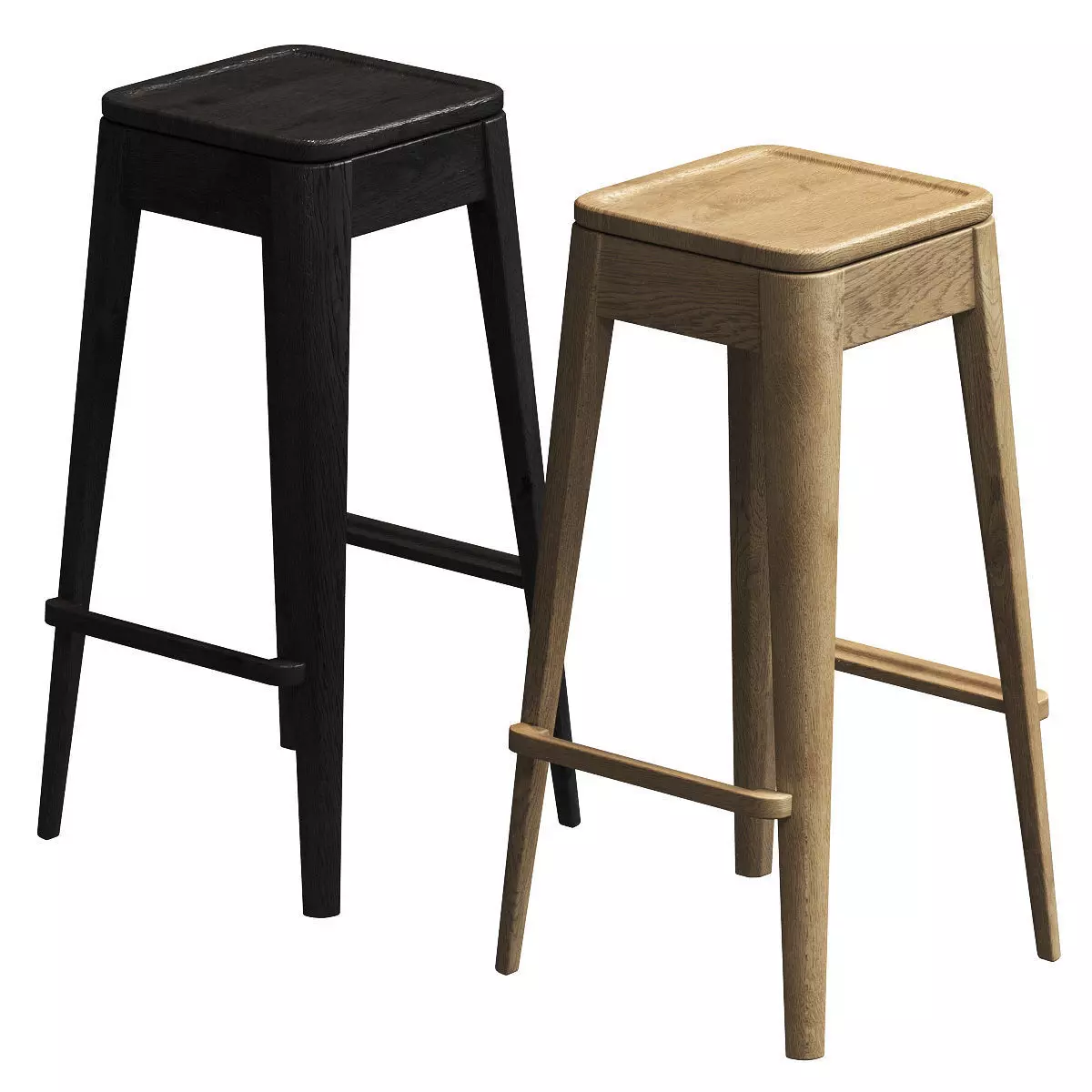 Tonic bar stools - 2 models 3D model_0