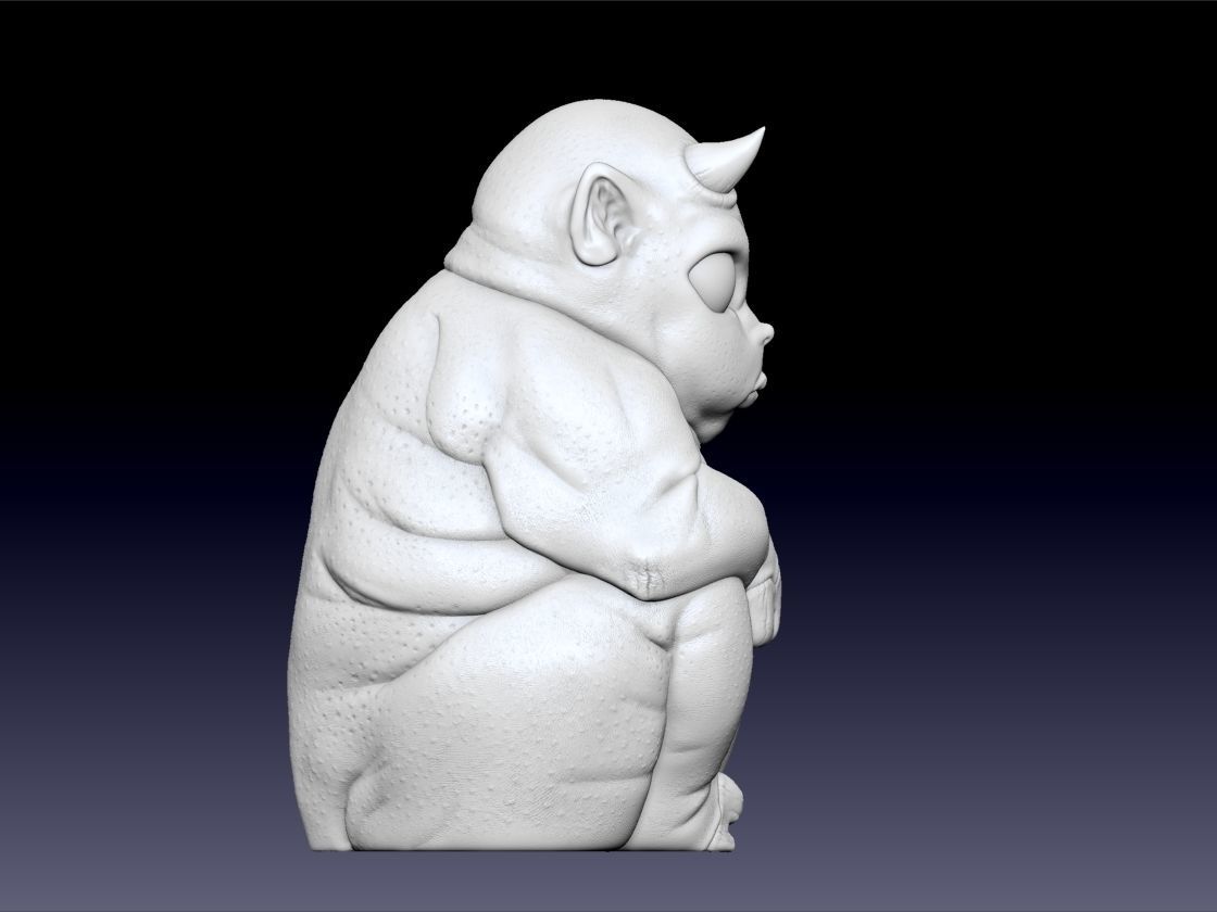 Little Demon 3d Print Character 3D print model_4