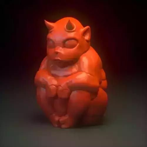 Little Demon 3d Print Character