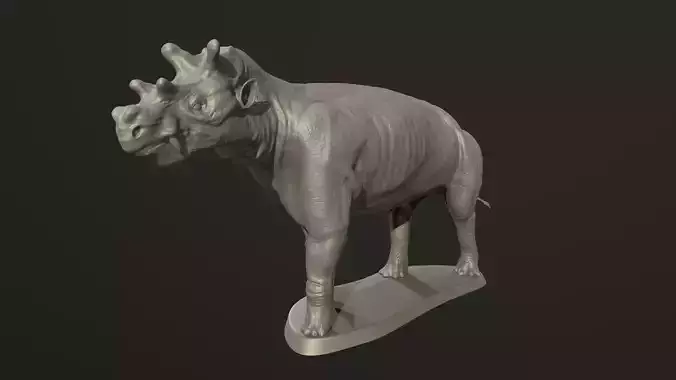 Uintatherium rhinoceros