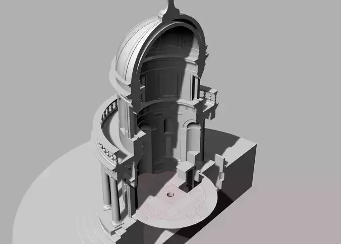 Tempietto di San Pietro in Montorio by Bramante 3D model