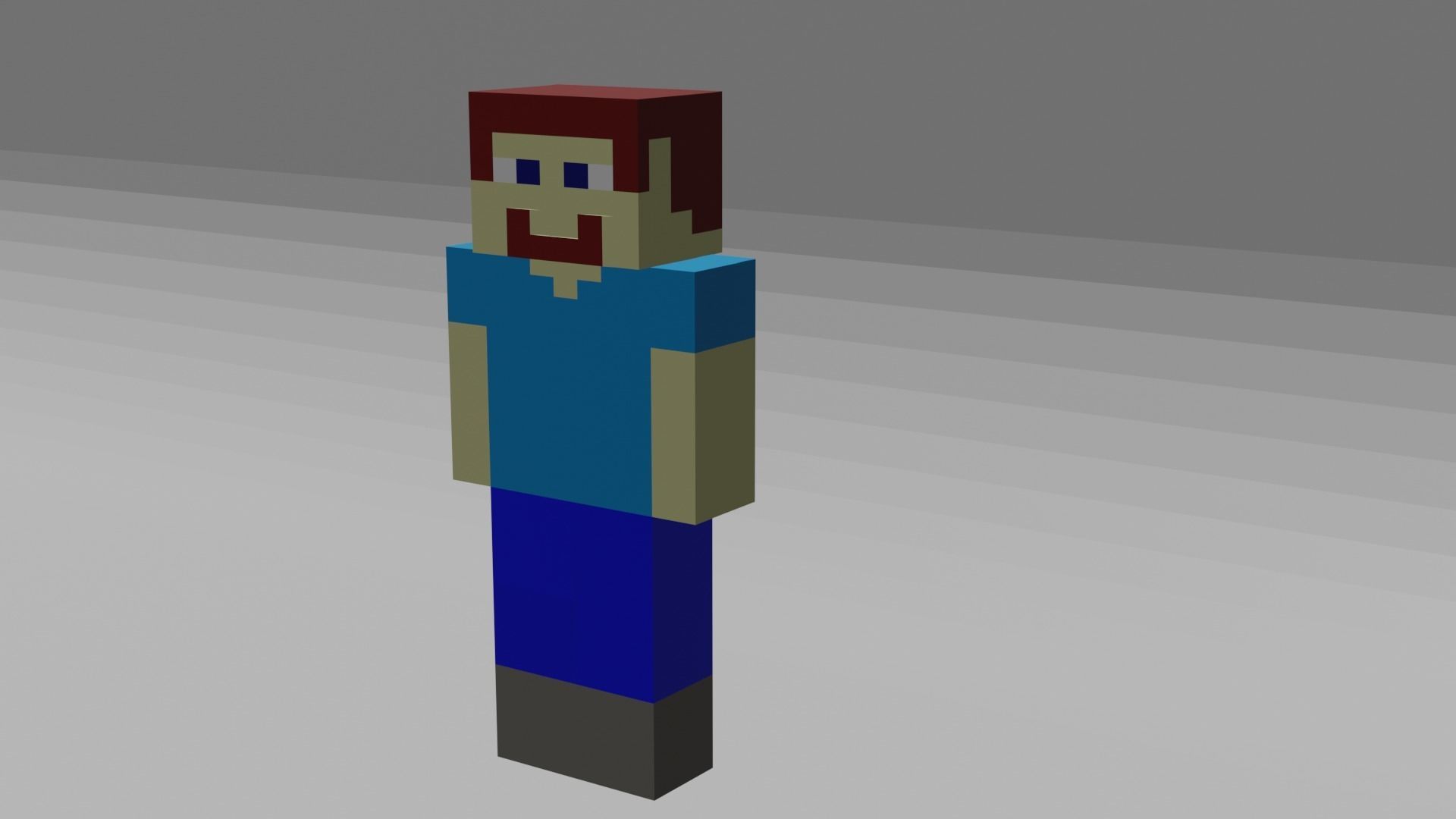 Happy Man 3D model_1