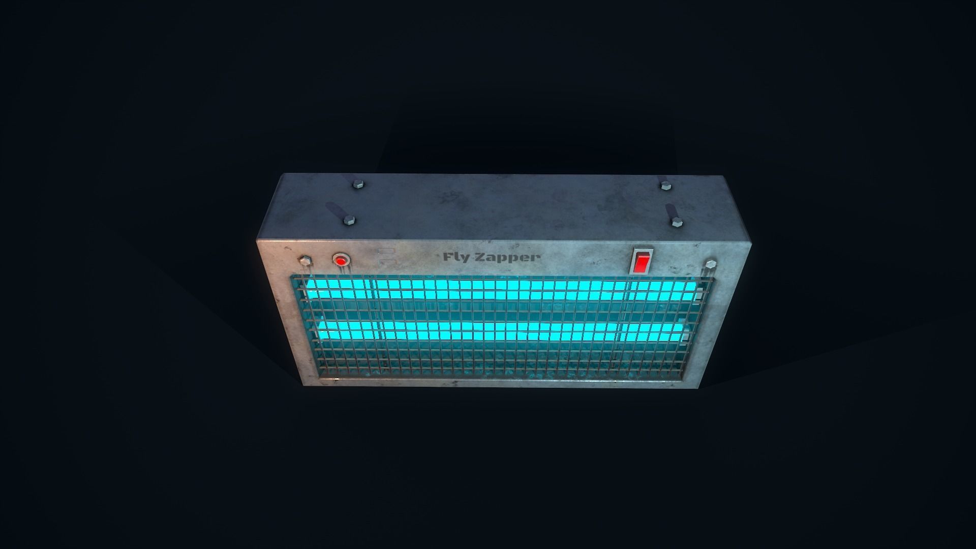 Fly Killer Low-poly 3D model_10