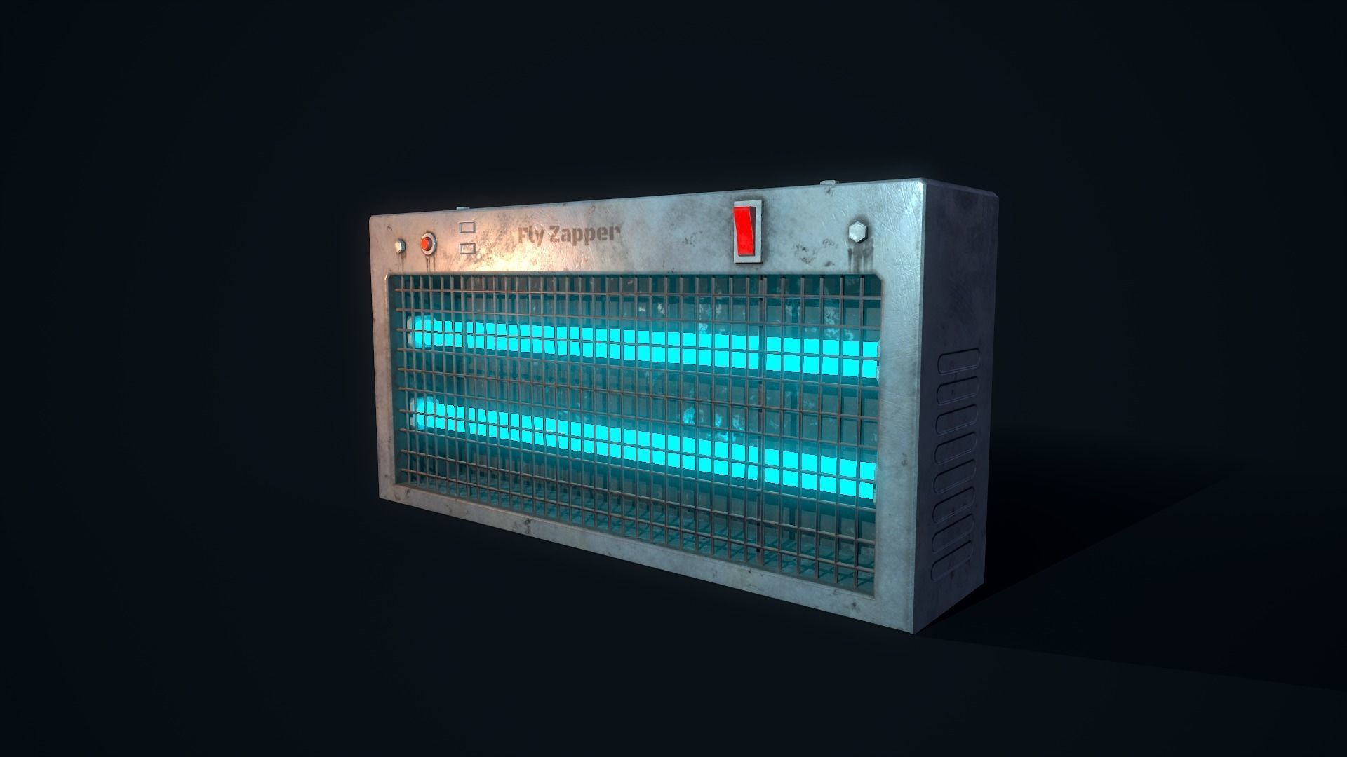 Fly Killer Low-poly 3D model_4