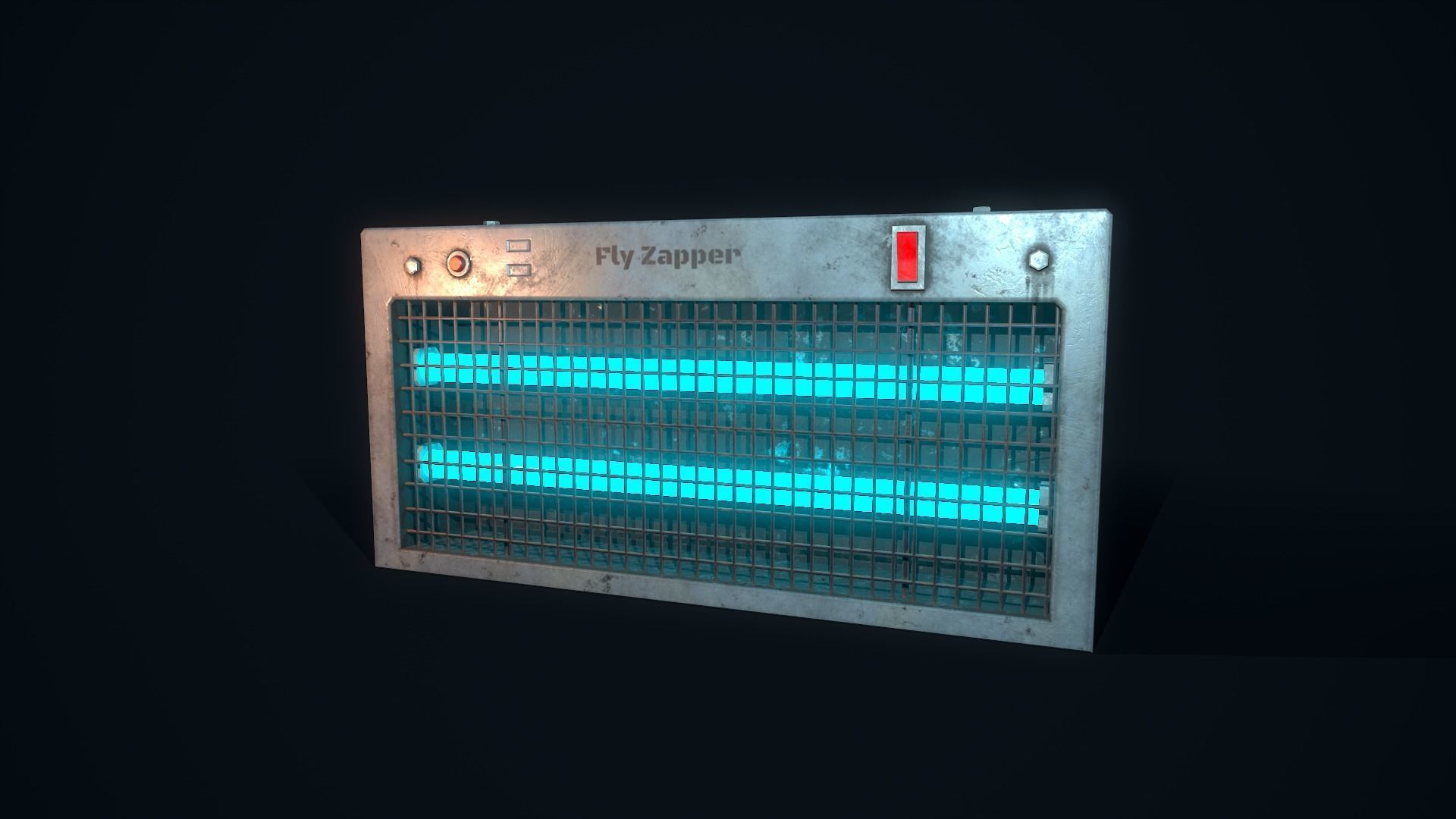 Fly Killer Low-poly 3D model_3