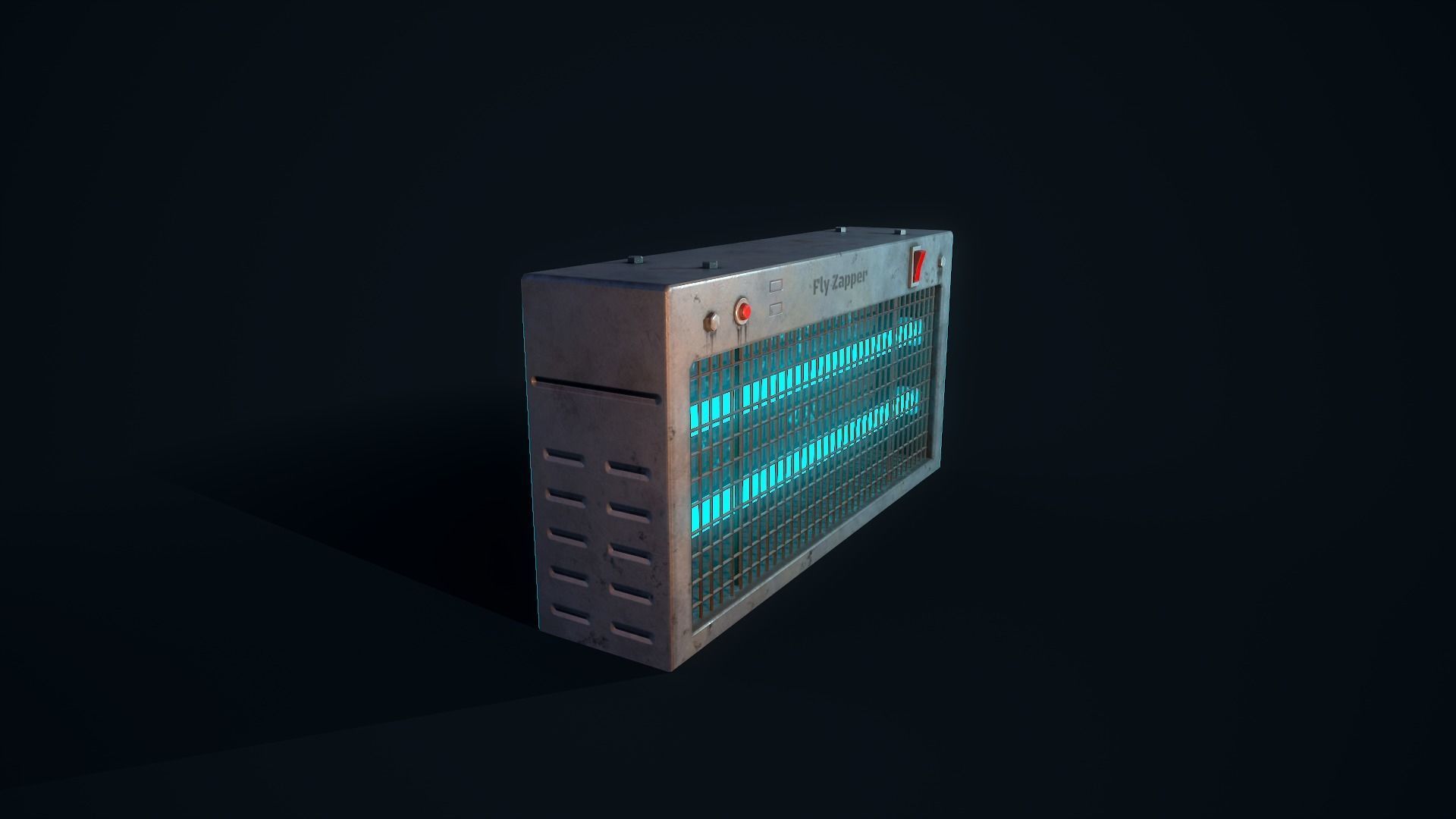 Fly Killer Low-poly 3D model_8