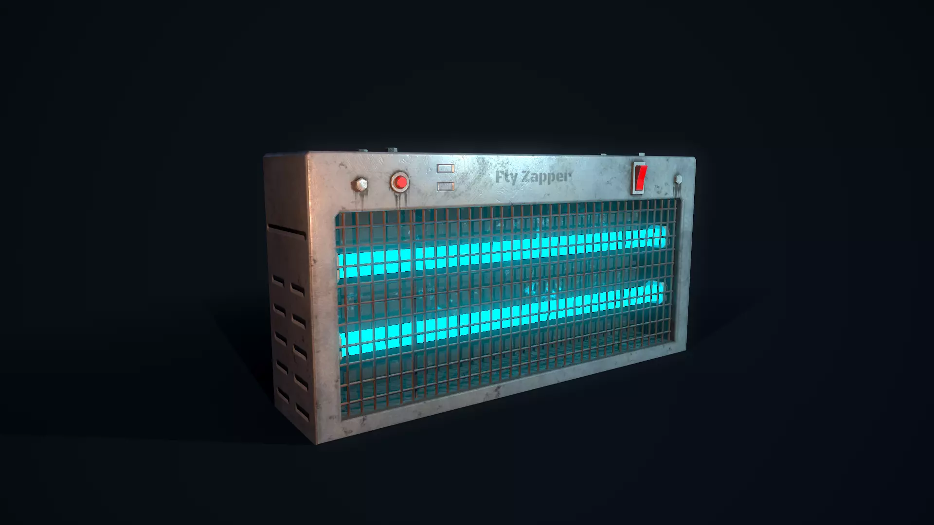 Fly Killer Low-poly 3D model_0