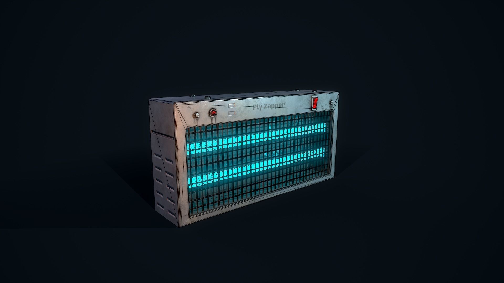 Fly Killer Low-poly 3D model_11