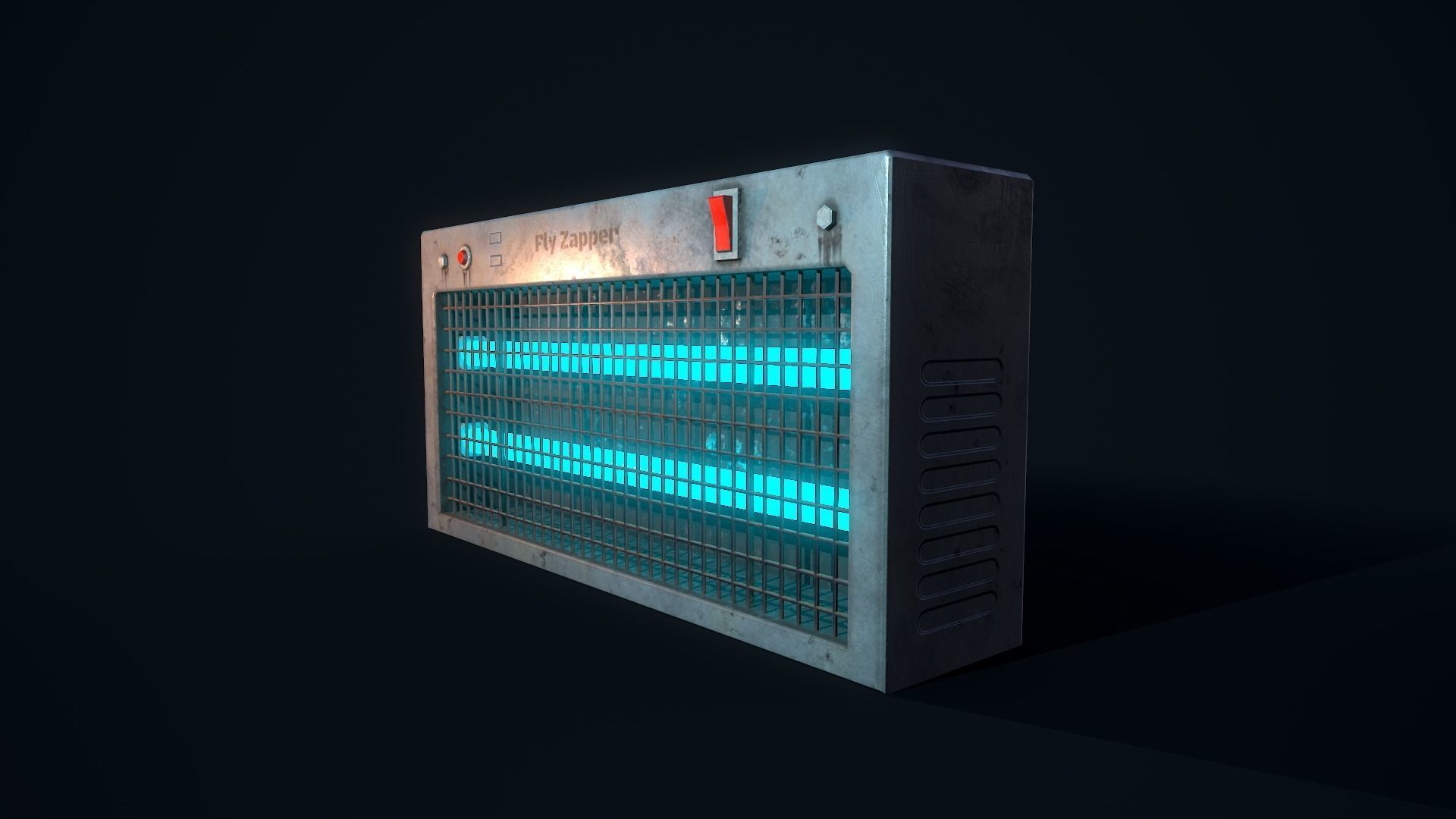 Fly Killer Low-poly 3D model_5