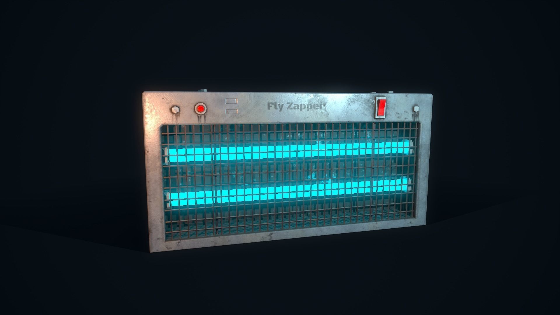 Fly Killer Low-poly 3D model_2