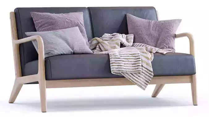 Leather Sofa Ronaldo By Mistana