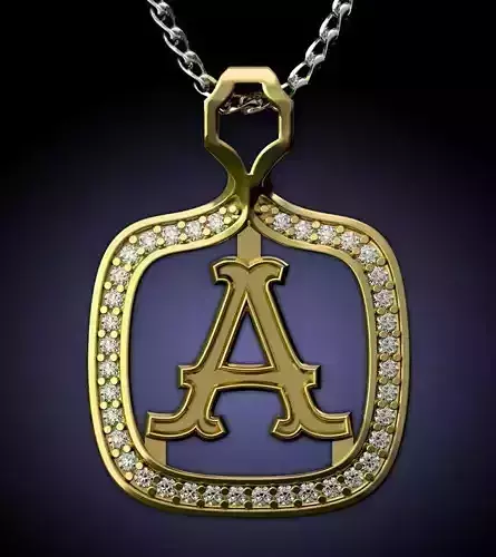 A Letter Pendant