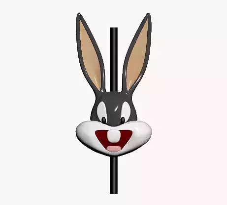 straw topper bugs bunny
