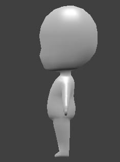 Low Poly Chibi Character 3D model_1