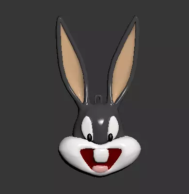 bugs bunny keychains 3D print model_0