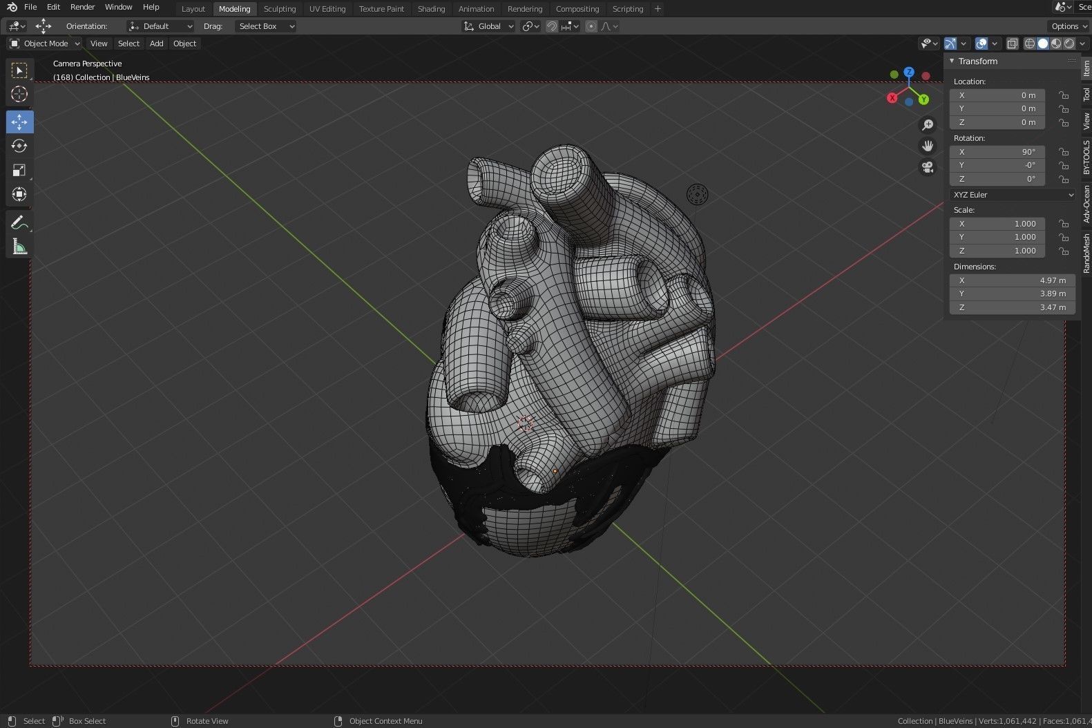 Anatomical Heart Model 3D model_8