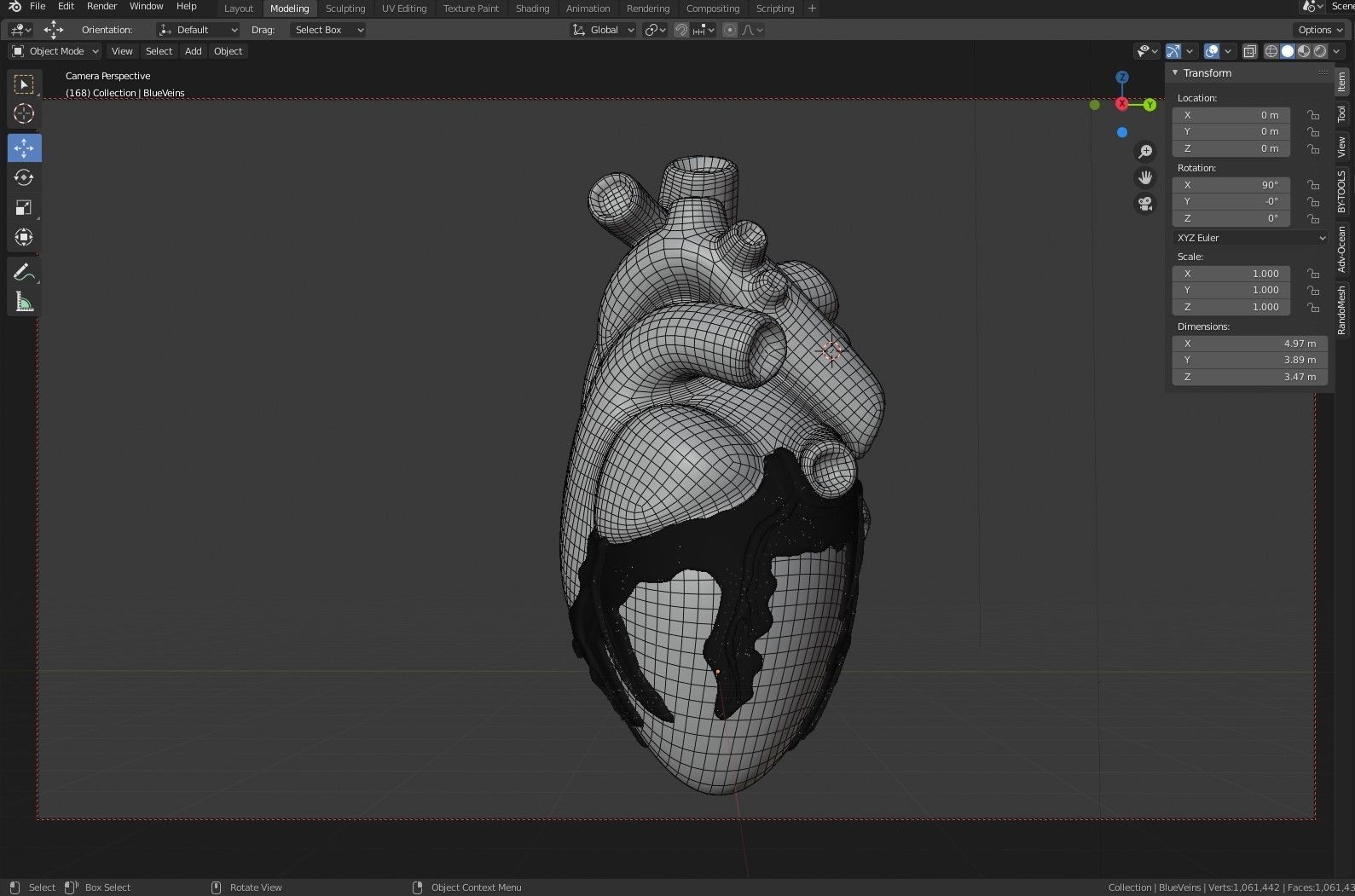 Anatomical Heart Model 3D model_7