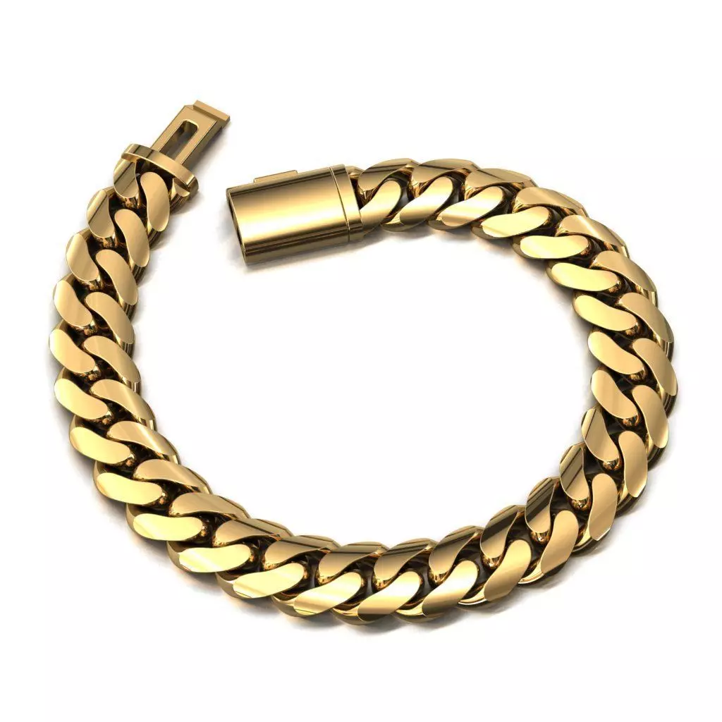 11 MM MIAMI CUBAN LINK PONG SET FOR BRACELET OR NECKLACE 3D print model