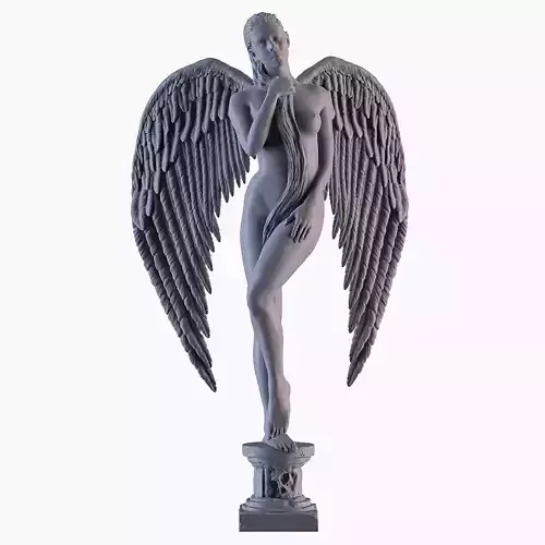 Angel Statue 3D print model