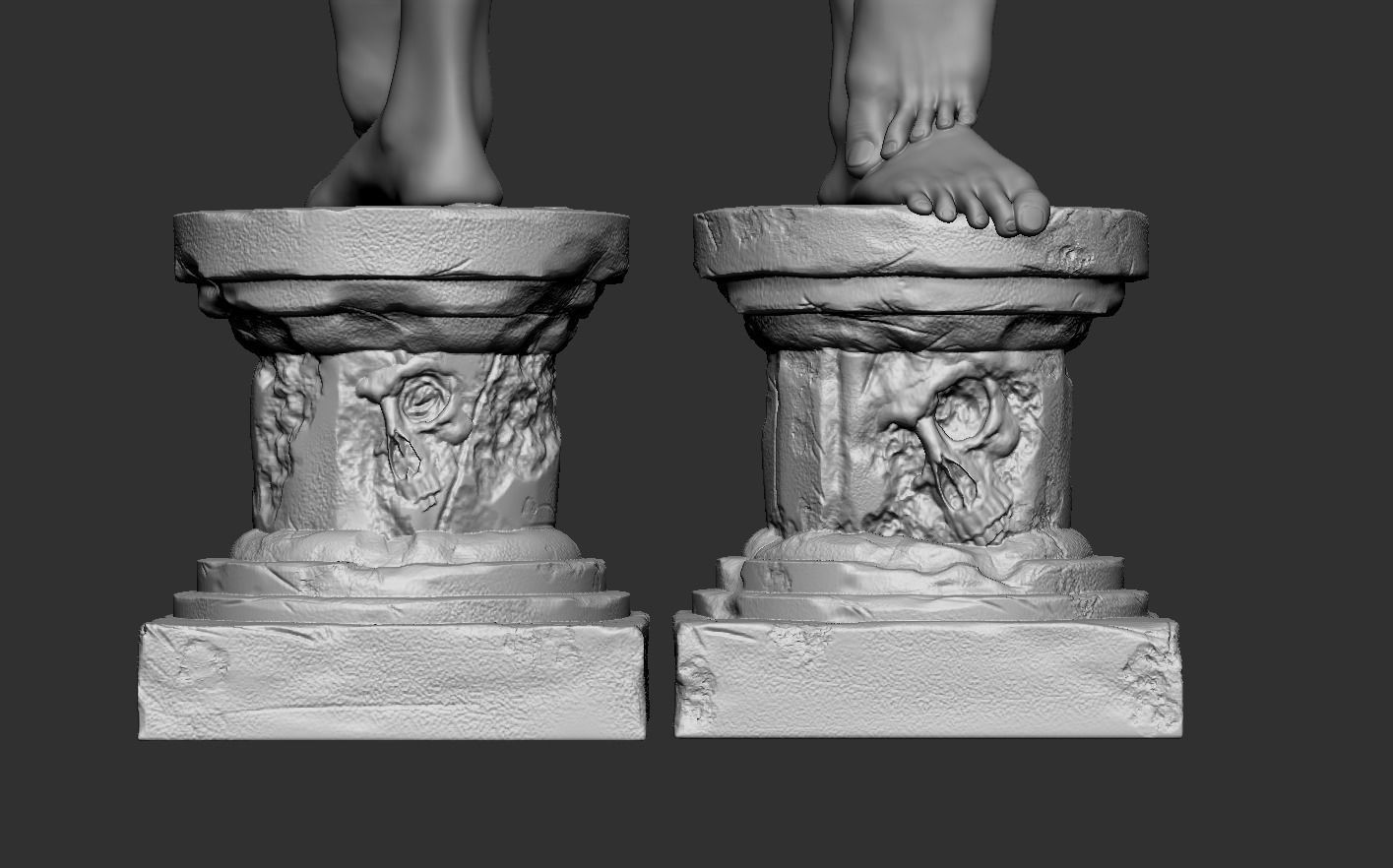 Angel Statue 3D print model_11