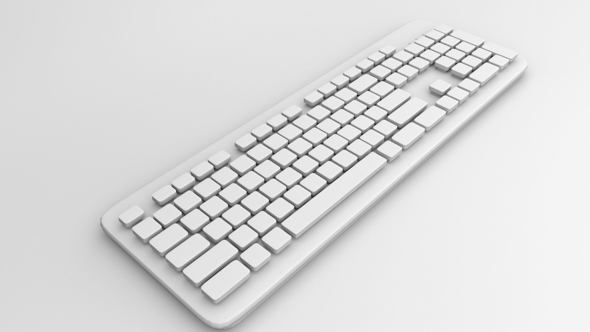 Logitech K310 Free 3D model_2