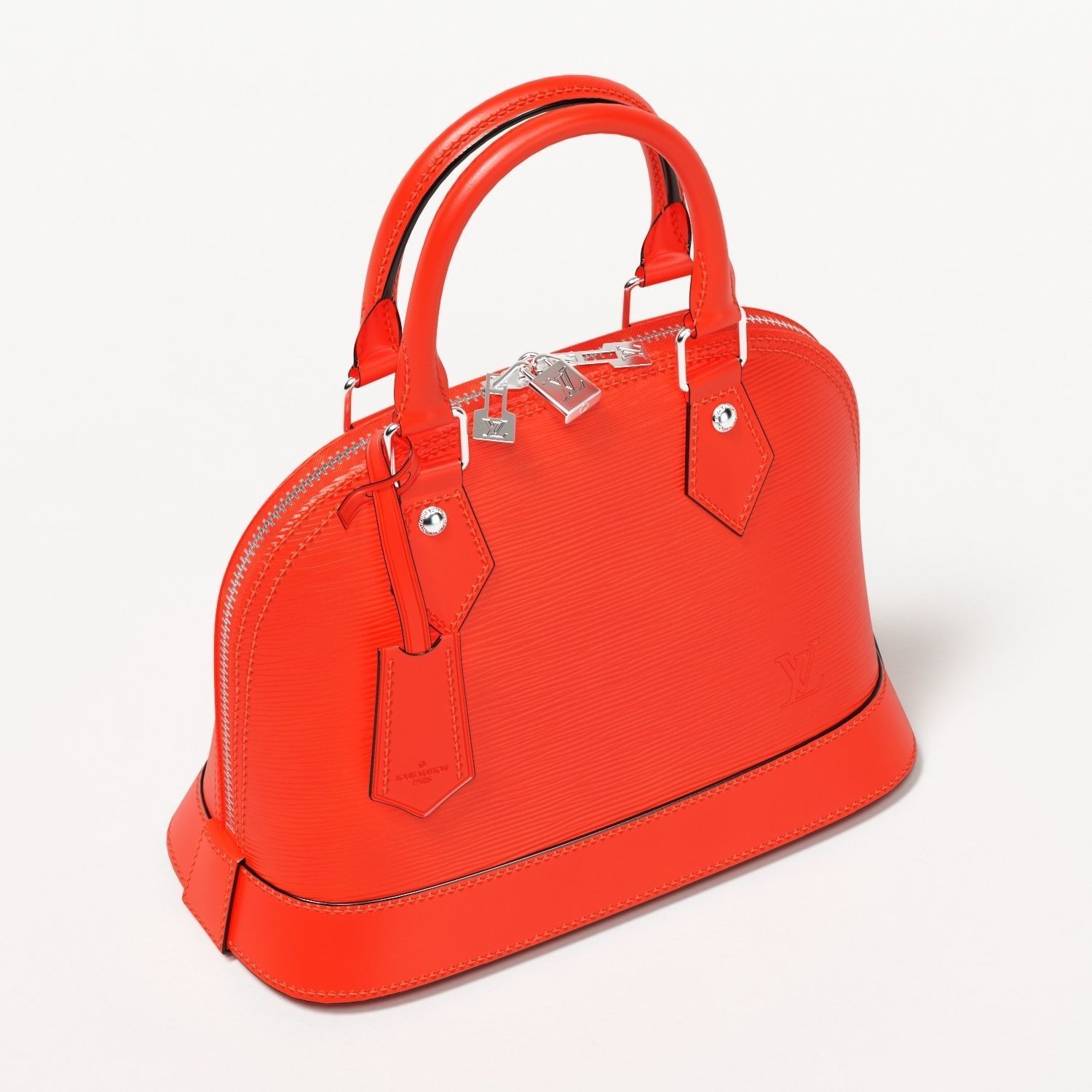 Louis Vuitton Alma BB Top Handle Bag in Epi Leather Spring Low-poly 3D model_17