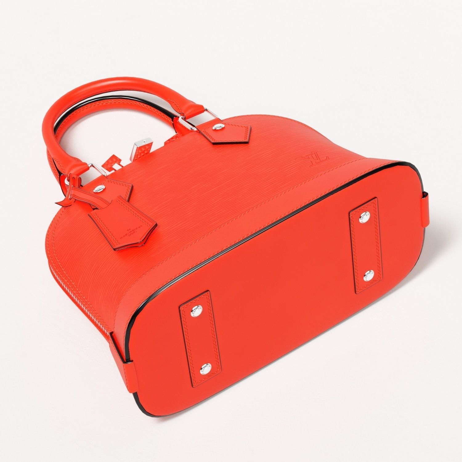 Louis Vuitton Alma BB Top Handle Bag in Epi Leather Spring Low-poly 3D model_19